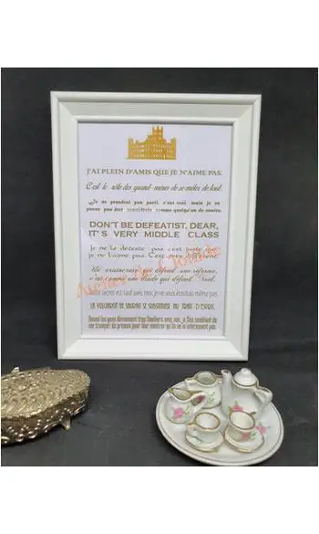 Cadre Downton Lady Violet