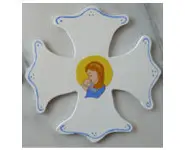 Croix vierge à l'Enfant