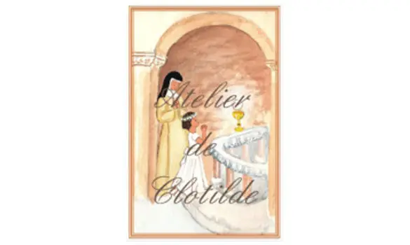 image Communiante brune et Dominicaine