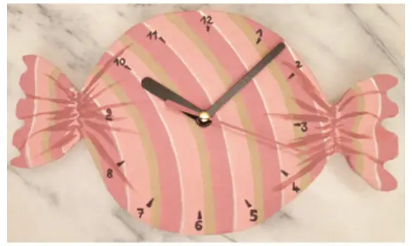 Horloge bonbon