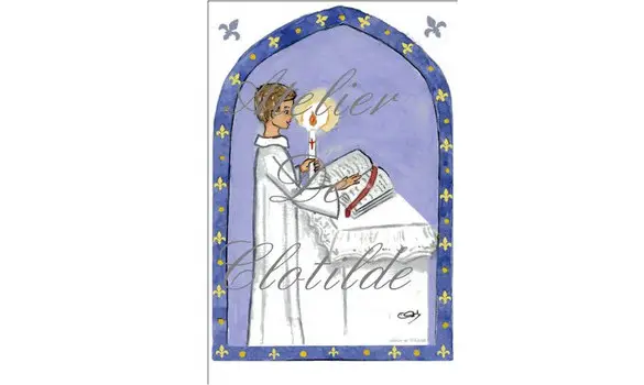 image profession de Foi garçon