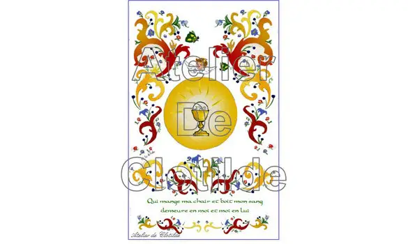 image Saint Sacrement acanthe