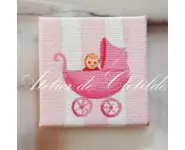 Petit chassis Berceau rose