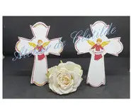 Croix ange au phylactère