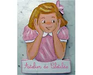 Plaque de porte petite fille