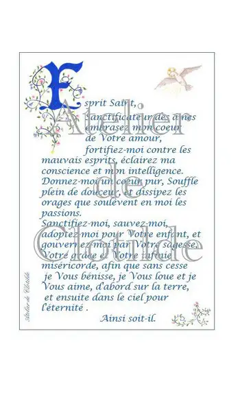 image Prière au Saint Esprit