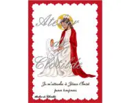 image Profession de Foi avec Jésus fille