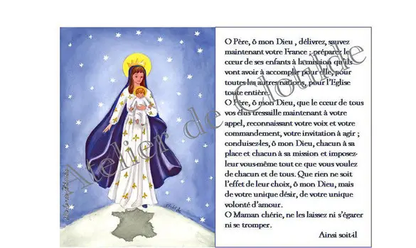 Prière Notre Dame de France