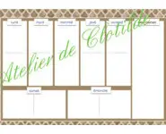 menu effaçable taupe