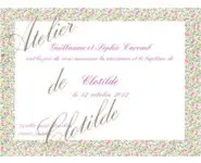 faire-part Clotilde