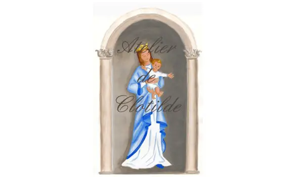 image vierge à l'enfant