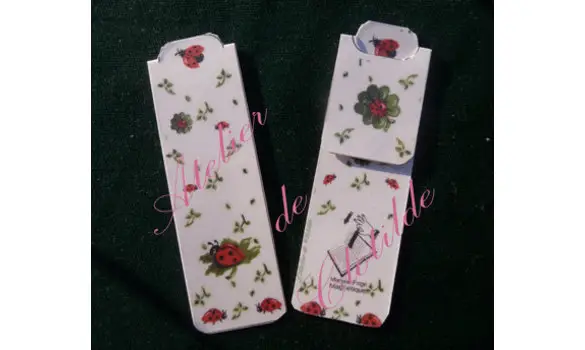 Marque-pages Coccinelles