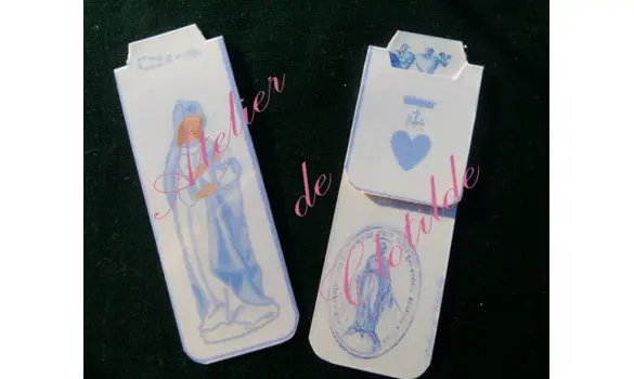 Marque-page Sainte Vierge