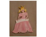 Plaque de porte princesse