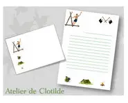 Papier à lettre Scout