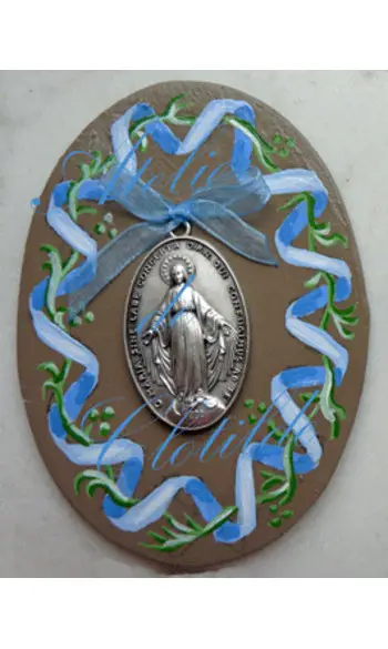 grand médaillon de berceau