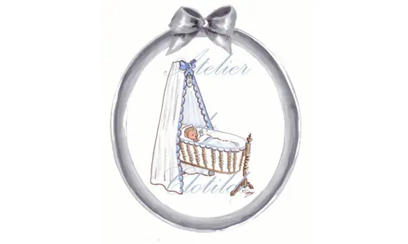 Faire part cadre ovale