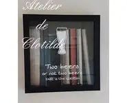 vitrine à capsules noire