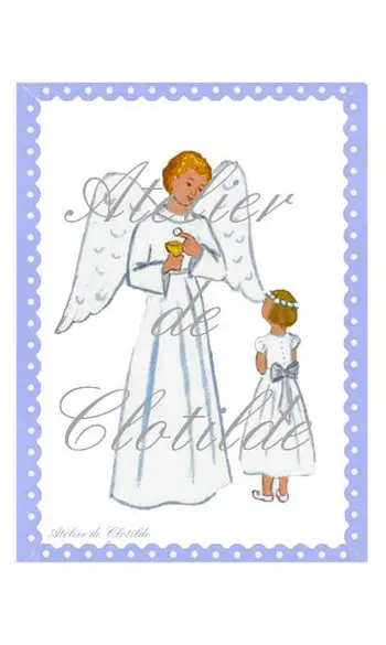 image Communiante ange gardien