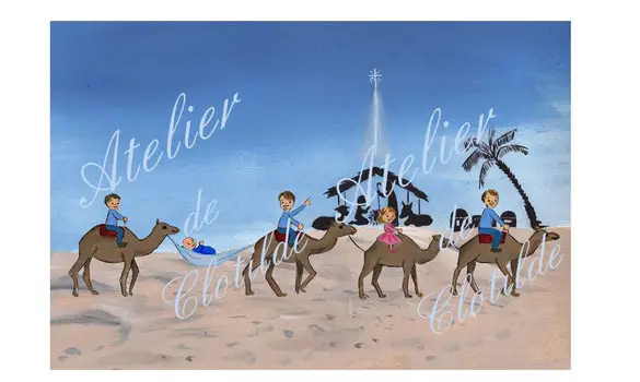 Faire-part rois mages