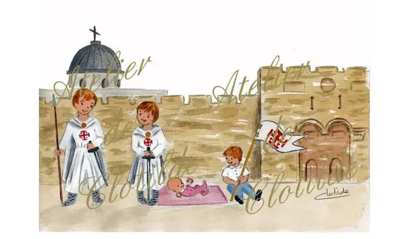 faire-part petits croisés