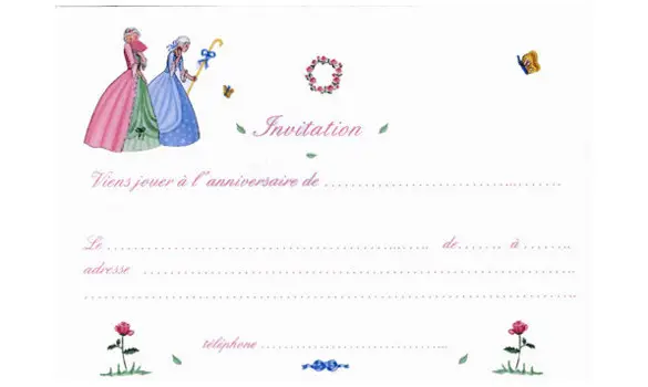 Invitations Marquises