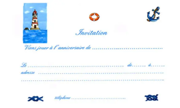 Invitations Phare
