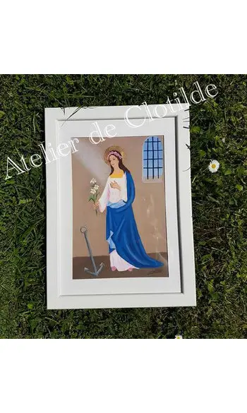 Cadre avec peinture originale