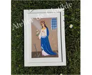 Cadre avec peinture originale