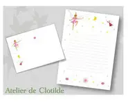 Papier à lettres Fée