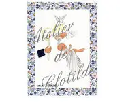 image Baptême cierge Bleu