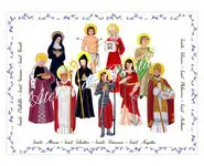 Carte des saints de la famille
