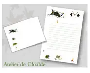 Papier à lettre louvette