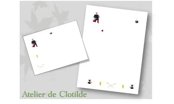 Papier à lettres cyrard