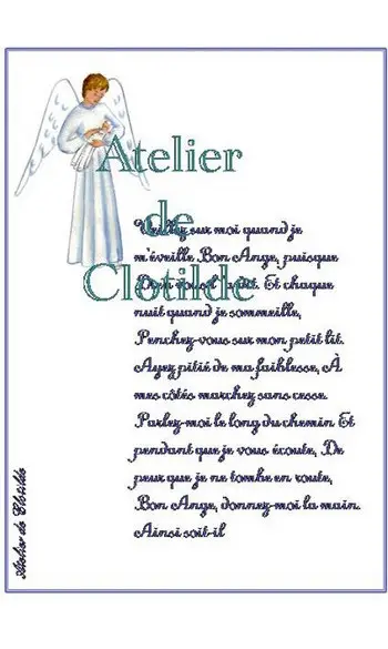 image Prière ange gardien