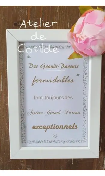 Cadre Grands Parents