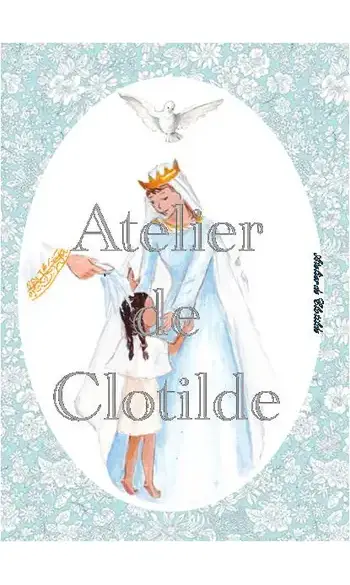 Image bapteme enfant fille