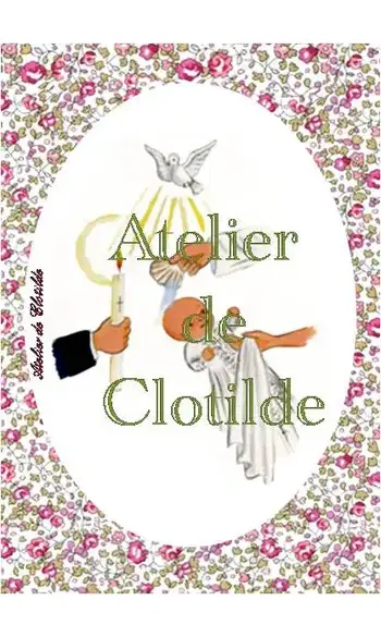 Image bapteme cierge eloise