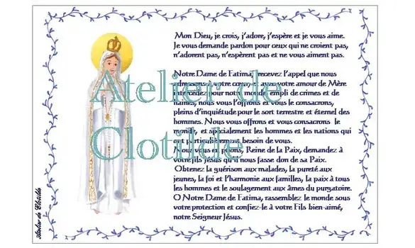 Prière fatima