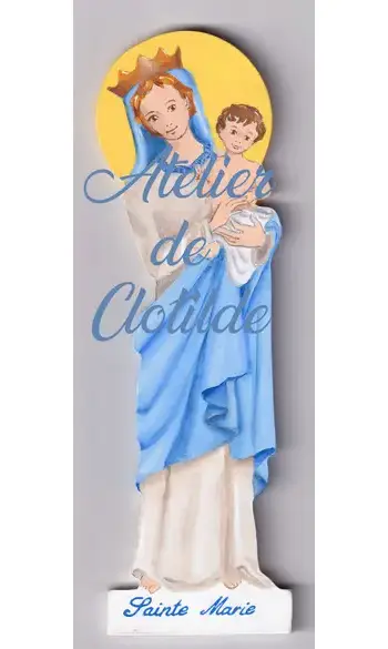 Vierge à l'enfant couronné