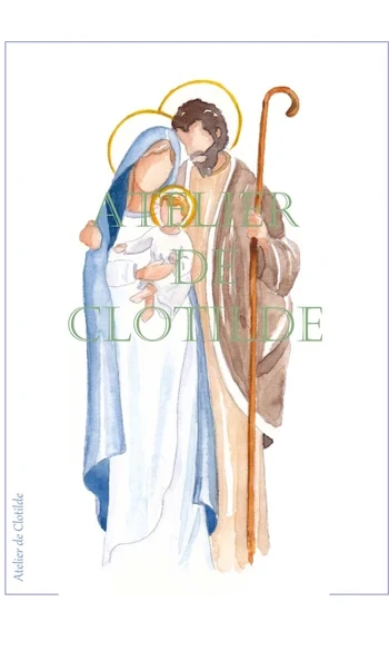 image aquarelle Ste Famille