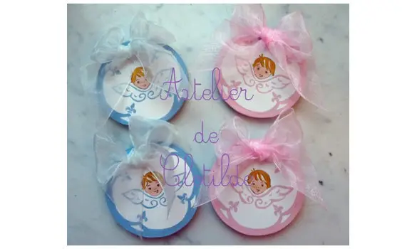 Angelot de berceau rond